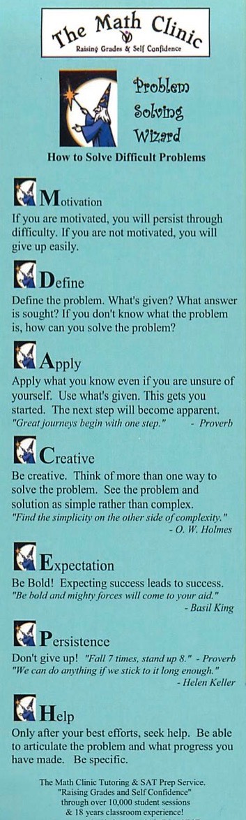 Problem Solving Wizard 3